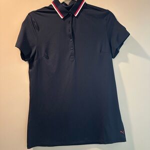 Puma Women's Navy Golf Polo Shirt